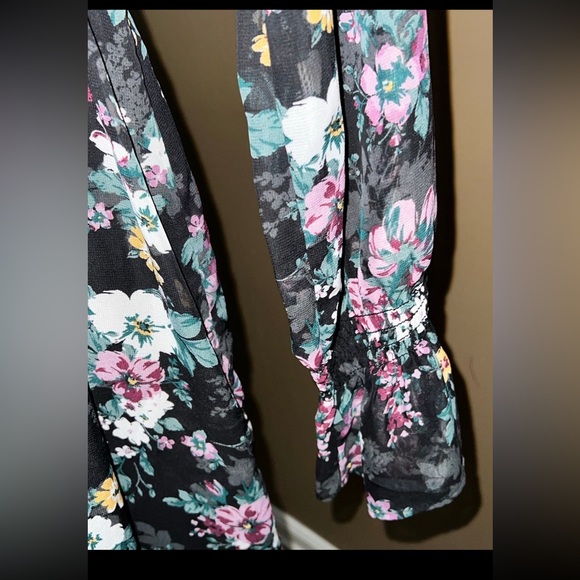 Pink Rose Blue & Pink Floral Dress in NWOT XL! - Picture 6 of 7